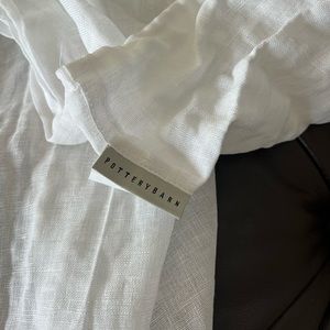 Pottery Barn Linen curtains